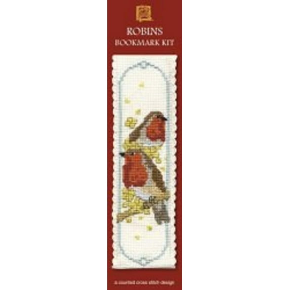 Textile Heritage Robin Cross Stitch Bookmark Kit