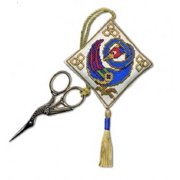 Textile Heritage Scissor Keep Cross Stitch Kit - Celtic Bird