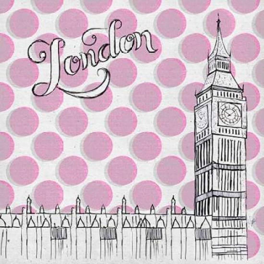 Textile London Canvas Art - Gina Ritter (24 x 24)