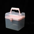 thumbnail image 1 of Textile Storage for Home Plastic, Home Textile Storage 1 Storage Box (Pink-One Size), 1 of 8