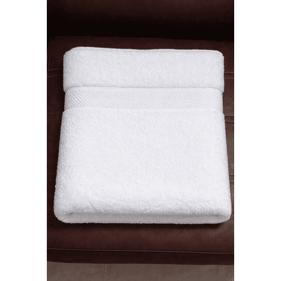 LUX Collection by Textile Topia Bath Towel 27×54 – White Luxury Bath Towels for Hotel, Resort, Spa & Home – Ring Spun Cotton – 550 GSM – Thick, Plush & Highly Absorbent