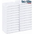 thumbnail image 1 of Textile Topia Premium Collection Hand Towel 16x27 – White Hand Towels for Spa, Salon, Gym, Hotel & Resort – 86% Cotton 14% Polyester – Soft, Thick & Absorbent - 24 Pack, 1 of 4