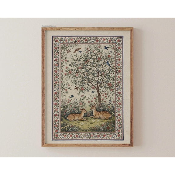 Textile Wall Art Light Academia Decor Vintage Print Tapestry Wall Art Light Academia Room Decor Wall Art