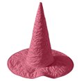 thumbnail image 1 of Textilo Halloween Tall Witch Hat, Wizard Hat, Vintage Spooky Accessory, Wide Brim Spire Cap, One Size Fits All for Cosplay Costume Daily Party Masquerade, 1 of 3