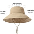 thumbnail image 1 of Textilo Sun Hats for Women Wide Brim Ponytail Hole Beach Sun Protection Breathable Gardening Hat Packable Fold-Up Brim Bucket Hat for Travel Hiking Gardening,Gray, 1 of 2