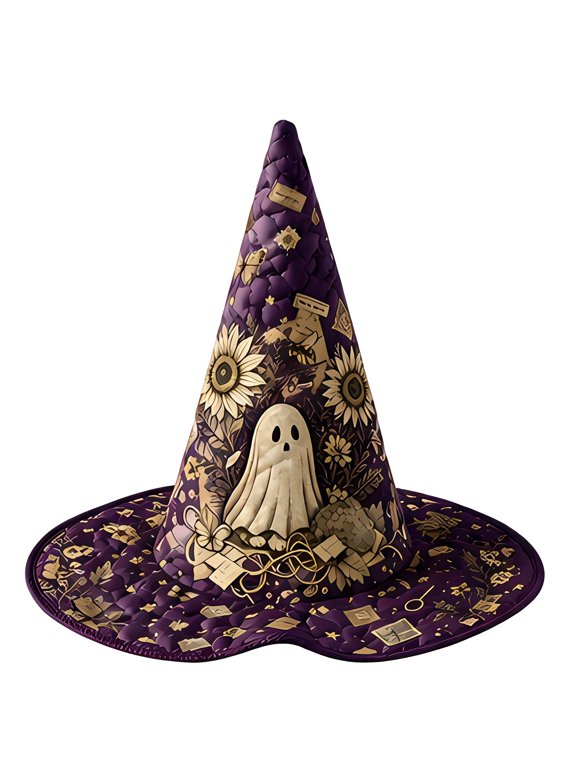 Witch Hats for Women Halloween Party Decoration Witch Accessories Cosplay Party Hat 18Inch Witches Hat,Steampunk Gothic Hats,Exquisite and Funny