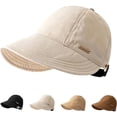 thumbnail image 1 of Textilo Women's Wide Brim Sun Visor Hat Upf50+ Wide-Brim UV-Protection Breathable Adjustable Sun Hat, 1 of 7