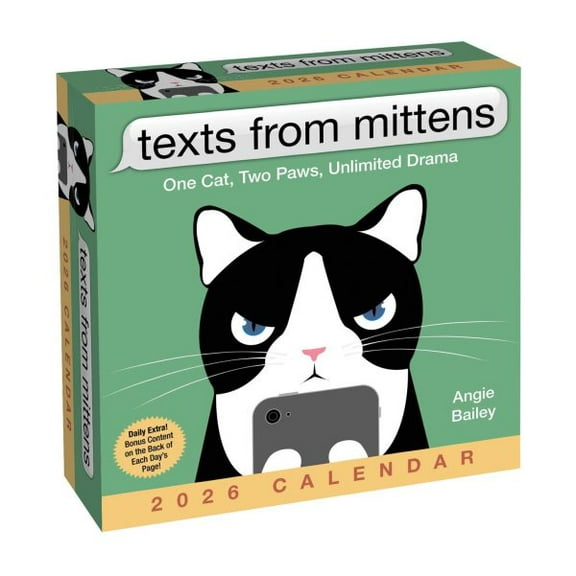 Pre-Owned Texts from Mittens the Cat 2026 Day-to-Day Calendar