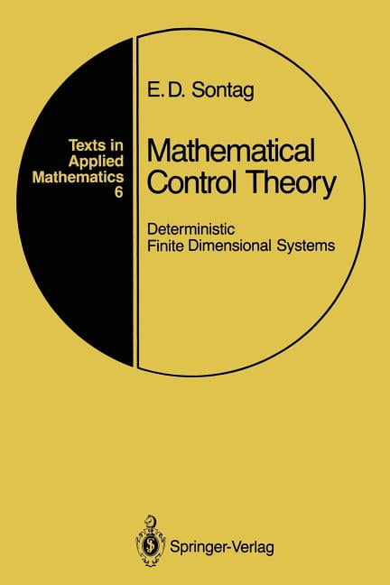 Controll Theory Math Texts in Applied Mathematics Mathematical Control Theory: Deterministic ...