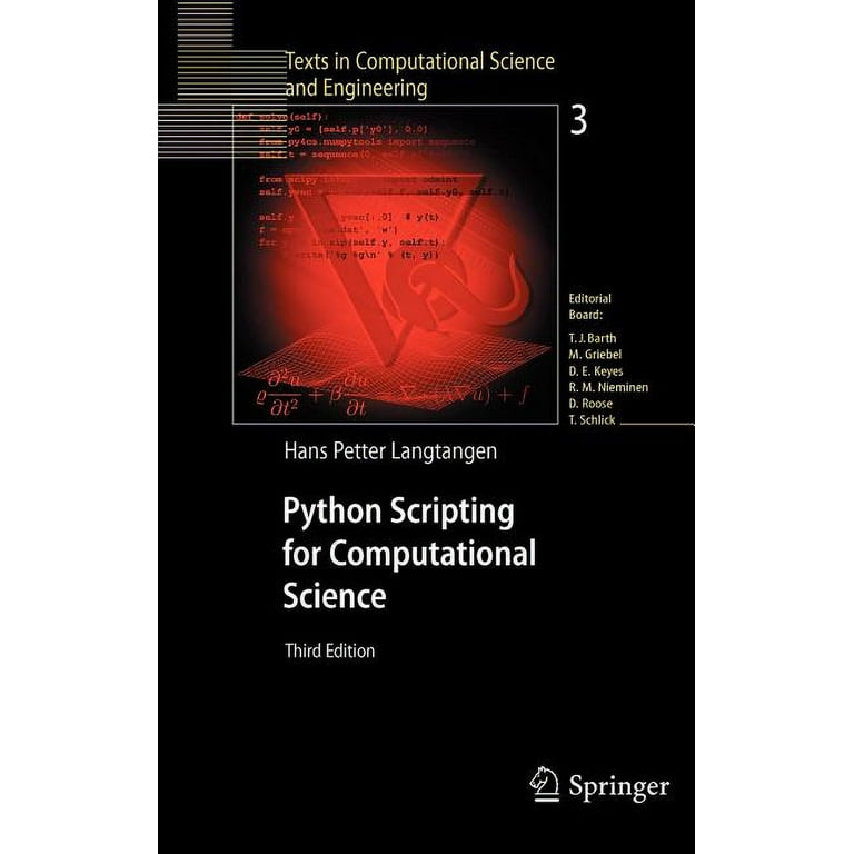 Texts in Computational Science and Engineering: Python Scripting