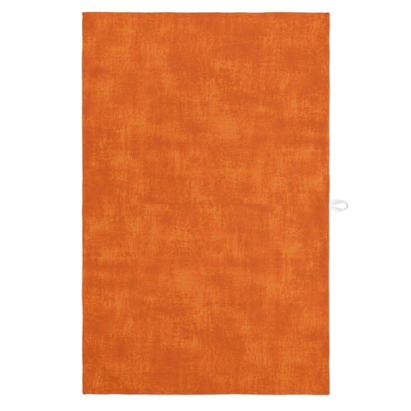 Textural Solid Orange Kitchen Towels Dish Towel Pack of 1 Rustic Minimalist Mottled Background Soft Dish Cloth Set Absorbent Dishcloth for Drying Dishes, Hand Towels 18 x 28 Inches