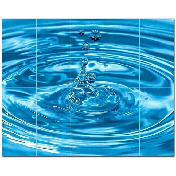 Texture Abstract Ceramic Tile Mural Kitchen Backsplash Bathroom Shower, 401626-M