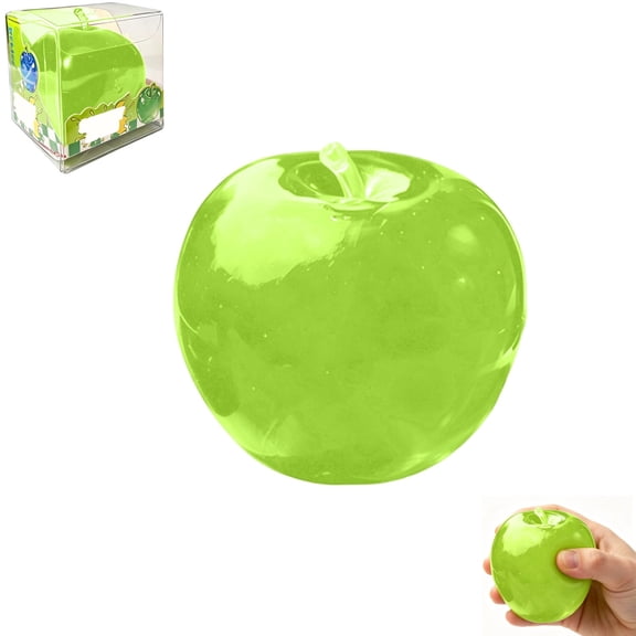 Texture Ball Green Apple Squishies Toys - Squishies Stress Ball with Soft Texture for Calming Effects, Perfect for Office Desk & Daily Relaxation,1PCS