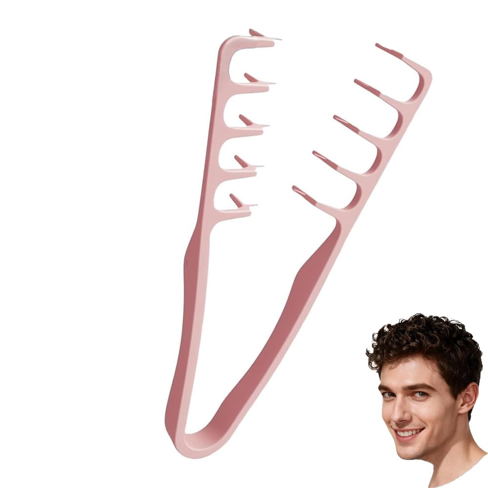 Texture Comb Based Texture Comb, 2026 Upgrade Voluminous Wide-Toothed Hair Comb, Men's ...