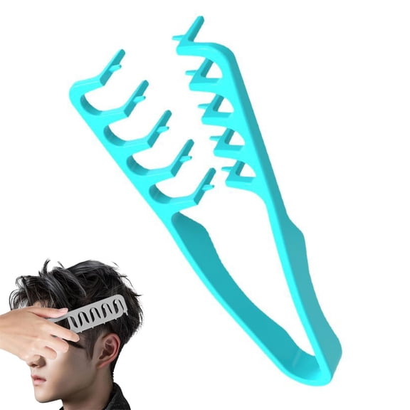 Texture Comb,Volumizing Fluffy Texture Styling Comb for Men and Women,Tooth Volumizing Hair Styling Tool,ABS Plastic Hair Styling Combs for Volume and Texture(Blue)