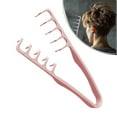 thumbnail image 1 of Texture Comb, Volumizing Hair Texture Tool, Men Women Root Lift Styling Comb for Curly Straight Hair, Effortless Volume & Texture Grooming Accessory (Pink), 1 of 5