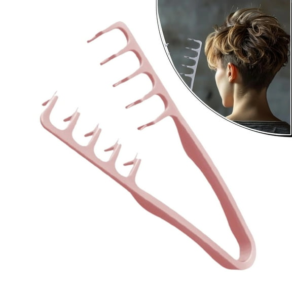 Texture Comb, Volumizing Wide-Tooth Comb for Men Women, Roots Volume & Texture Styling Tool for Short Medium Long Hair, Salon-Quality Hair Grooming Accessory
