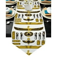 Texture Egypt Pattern Table Runner ration Home ration Table ration