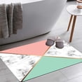 thumbnail image 1 of Texture Golden Geometric Lines Bath Rugs 16x24 Inch Non Slip Bath Mat Quick Dry Super Absorbent Thin Bath Rug Fit Under Door Washable Bath Floor Rugs for Bathroom Bathtub Shower Sink,Multi 6, 1 of 6