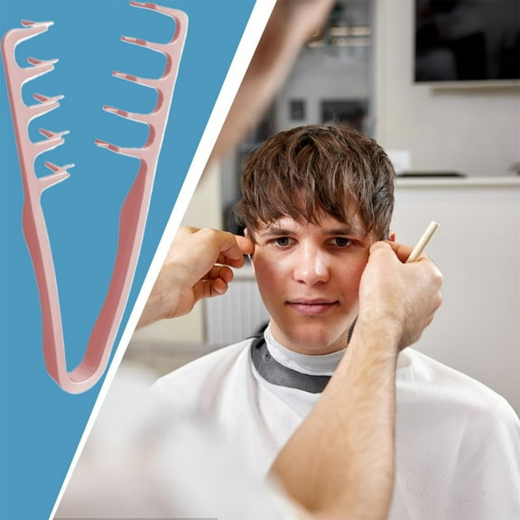 Texture Styling Comb for Volume, Large Tooth Detangling Comb for Fine Hair, Volumizing Hair Tool for Bangs and Thin Hair (1 Piece)