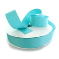 thumbnail image 1 of Textured 1.5" Grosgrain Ribbon Solid Light Turquoise 100 Yard, 1 of 2