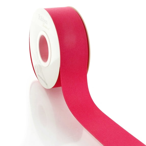 Textured 1.5" Grosgrain Ribbon Solid Sarsaparilla 25 Yard