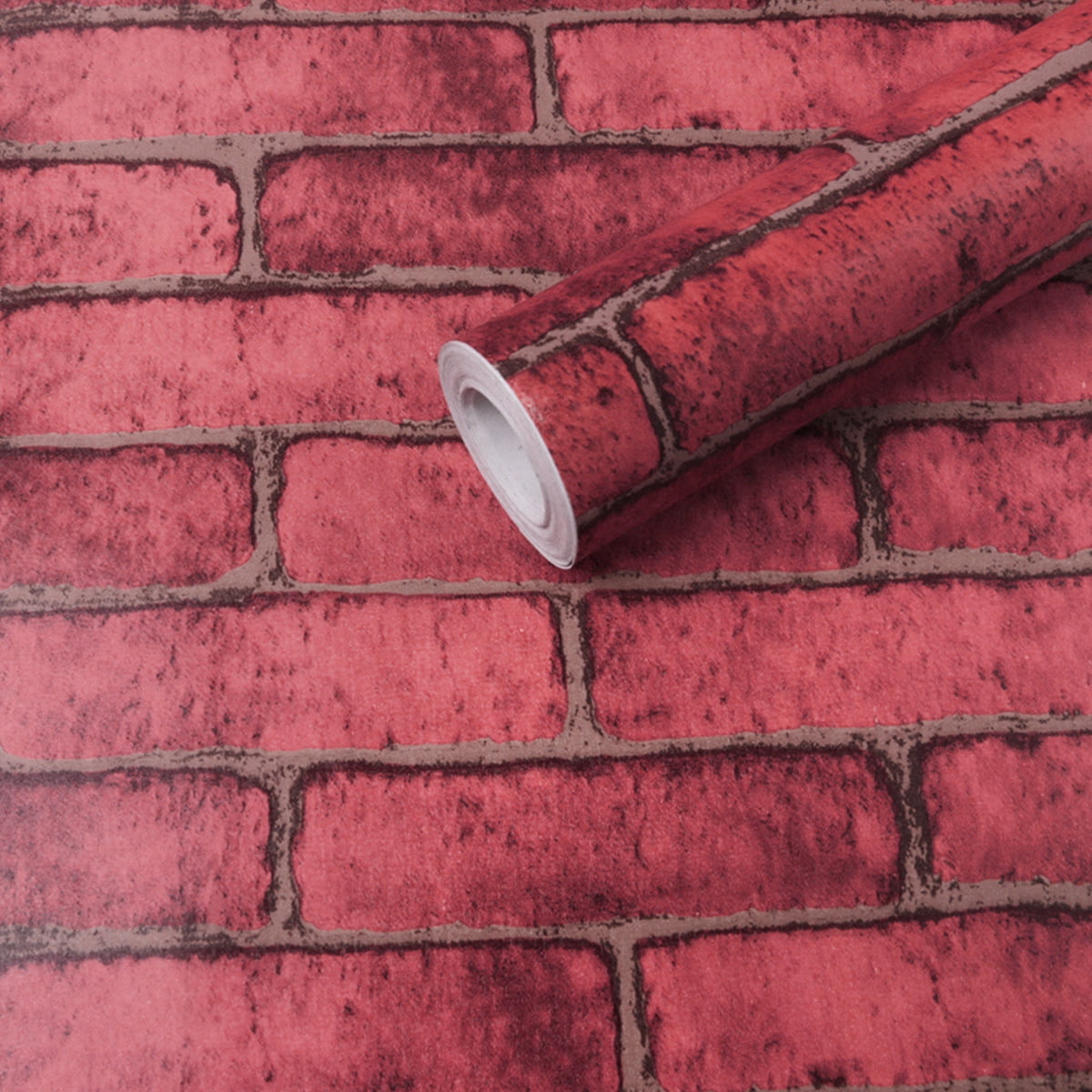 Textured 3D brick wall paper peel and paste wallpaper, selfadhesive