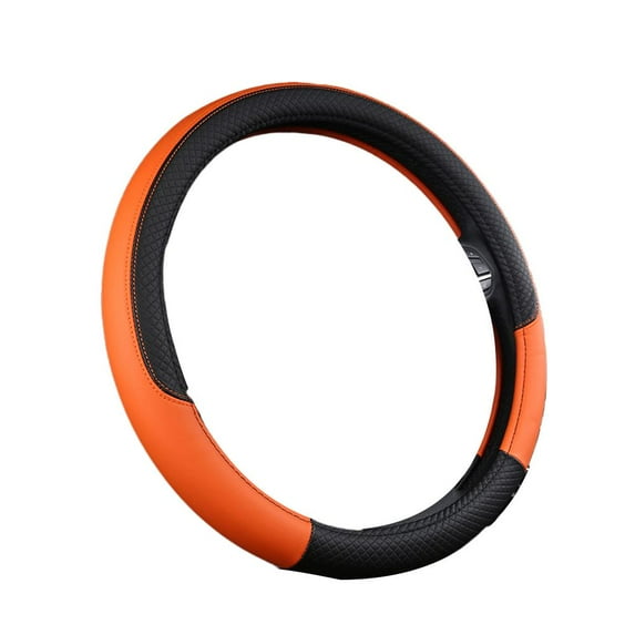 Textured Anti-Slip Car Steering-wheel Cover - Fits 37-38CM✨y