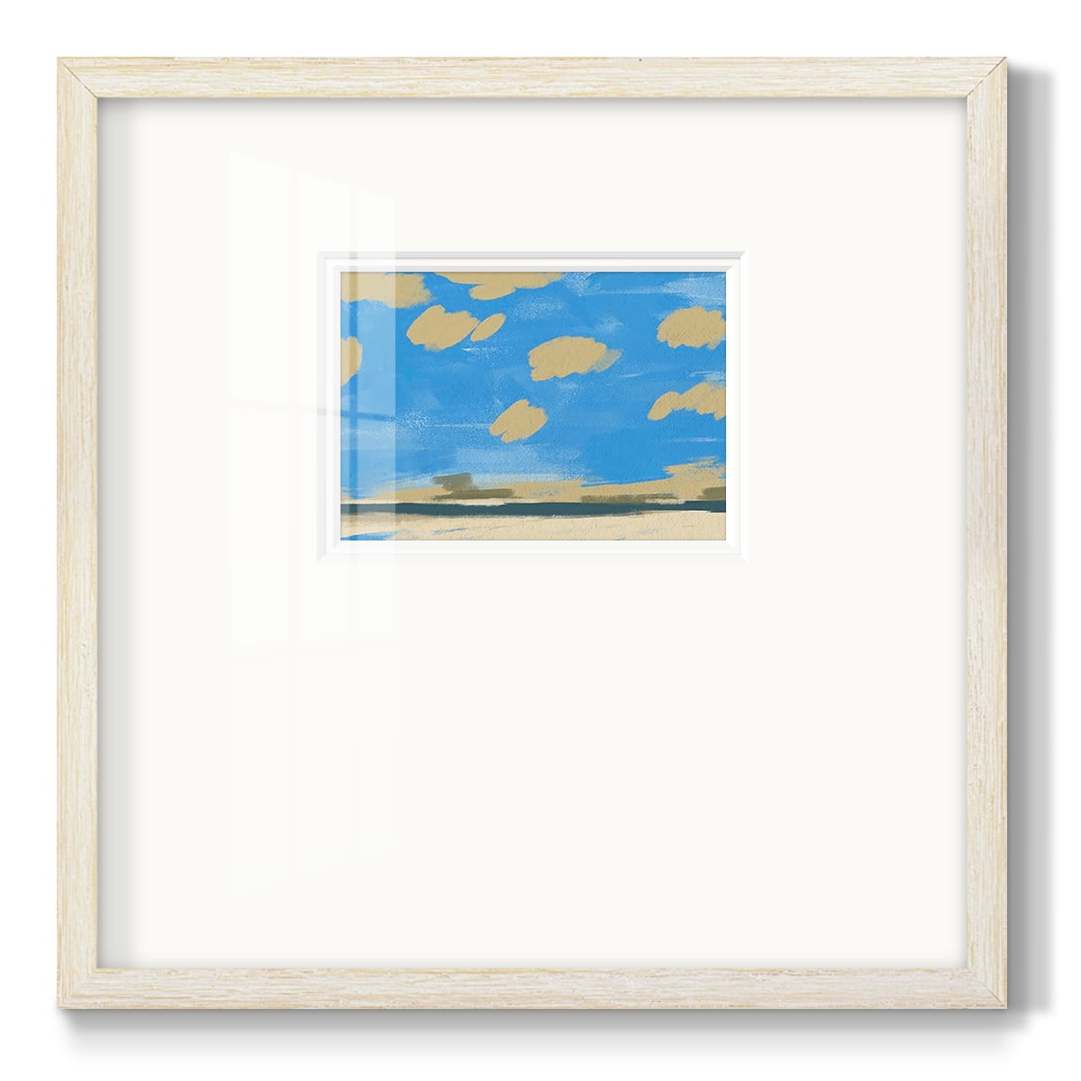 Textured Beachscape IIPremium Framed Print