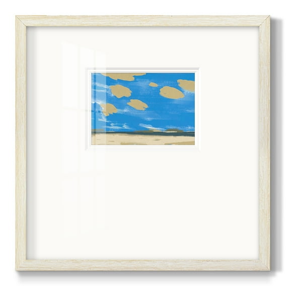 Textured Beachscape IPremium Framed Print