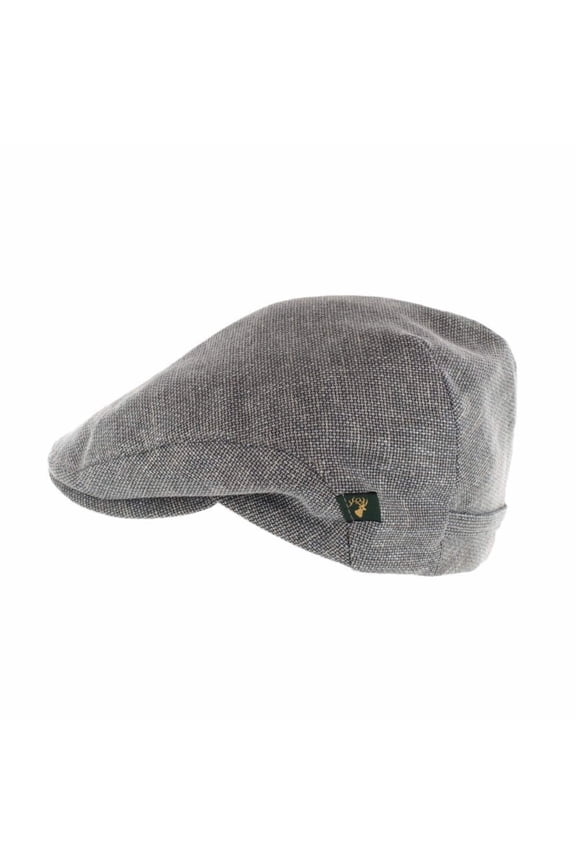 Textured Blue-Grey Mucros Weavers Linen Cap
