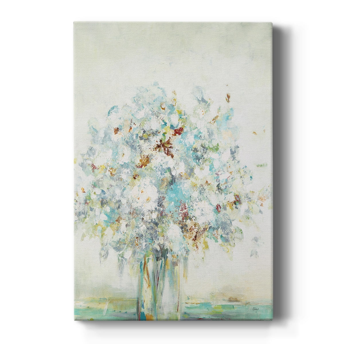 Textured Bouquet Premium Gallery Wrapped Canvas - Ready to Hang