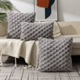 thumbnail image 1 of Textured Bubble Throw Pillow Covers 3-Pack, Soft Cozy Decorative Cushion Cases for Couch Sofa Bedroom Living Room Home Décor – Modern Plush Accent (Cover Only), 1 of 7