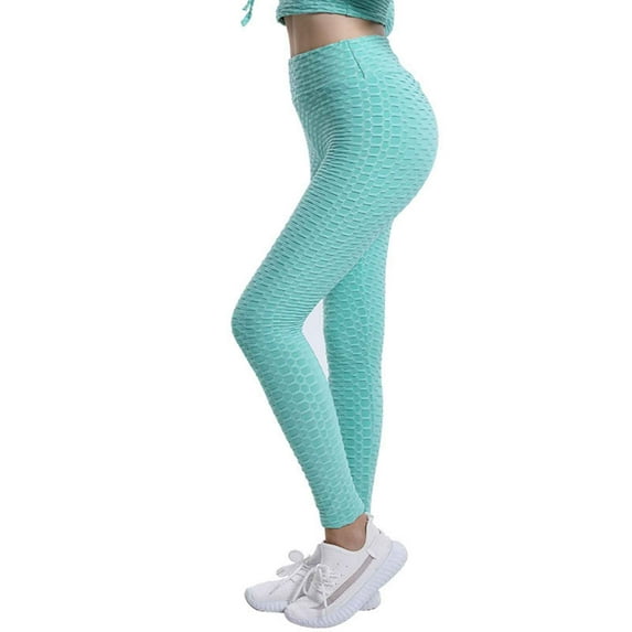 Textured Butt Lifting Leggings for Women Tummy Control Workout Yoga Pants High Waisted Scrunch Booty Gym Tights