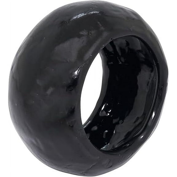 Textured Capiz Napkin Ring (Set of 4)