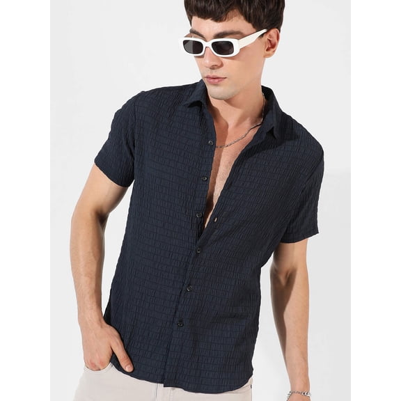 Textured Casual Shirt