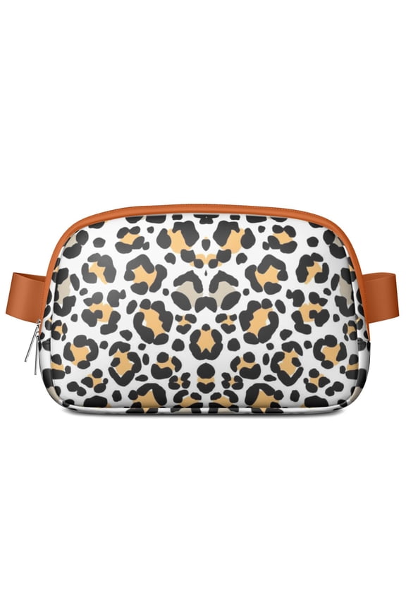 Textured Cheetah Waist Pack&nbsp;– Waterproof Fanny Pack with 3D Spot Design, Tactile & Fashion-Forward