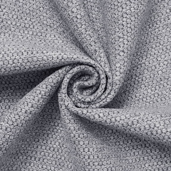 Textured Chenille Jacquard Upholstery Heavy Duty Polyester 58" Fabric By The Yard - Grey (1 Yard)