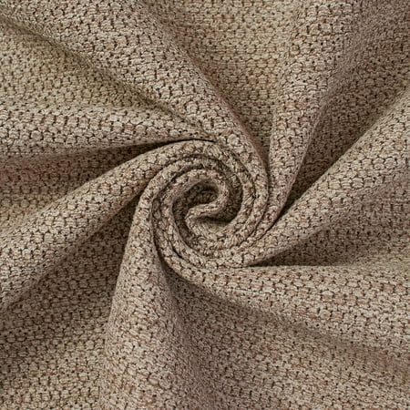 Textured Chenille Jacquard Upholstery Heavy Duty Polyester 58" Fabric By The Yard - Sand (1 Yard)