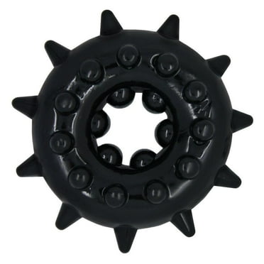 Textured Cock Ring - Stay Harder & Last Longer Black