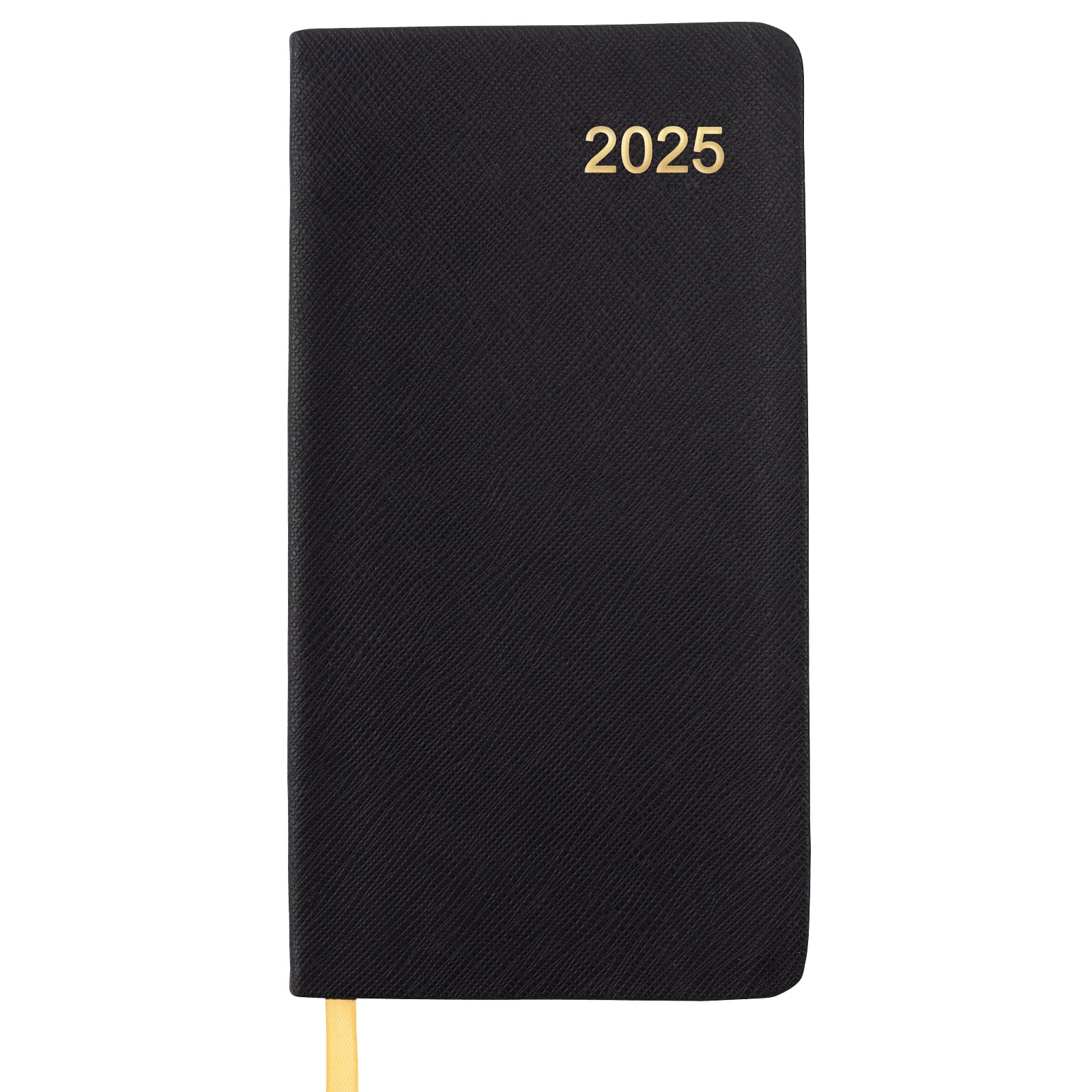 2025 Textured Cover Weekly Monthly Pocket Planner/Pocket Calendar, 4"x7