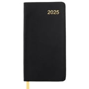 2025 Textured Cover Weekly Monthly Pocket Planner/Pocket Calendar, 4"x7": 14 Months (November 2024 - December 2025) / 2025 Calendar / 2025 Weekly Calendar /Weekly Planner Organizer (Black)