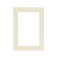 thumbnail image 1 of Textured Cream Acid Free 10x12 Picture Frame Mats with White Core Bevel Cut for 8x10 Pictures -, 1 of 3
