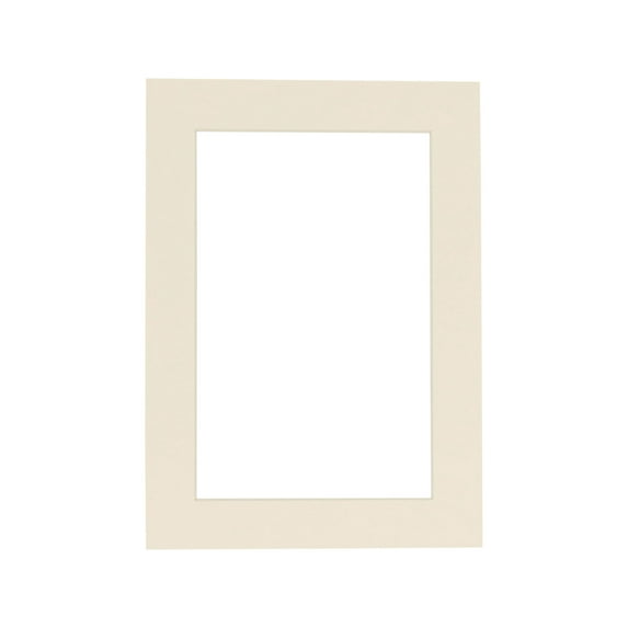 Textured Cream Acid Free 22x28 Picture Frame Mats with White Core Bevel Cut for 16x20 Pictures -
