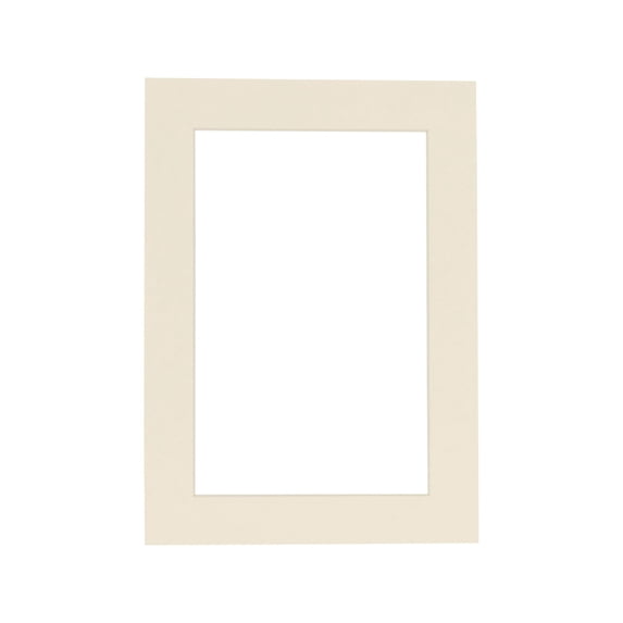 Textured Cream Acid Free 22x28 Picture Frame Mats with White Core Bevel Cut for 20x24 Pictures -
