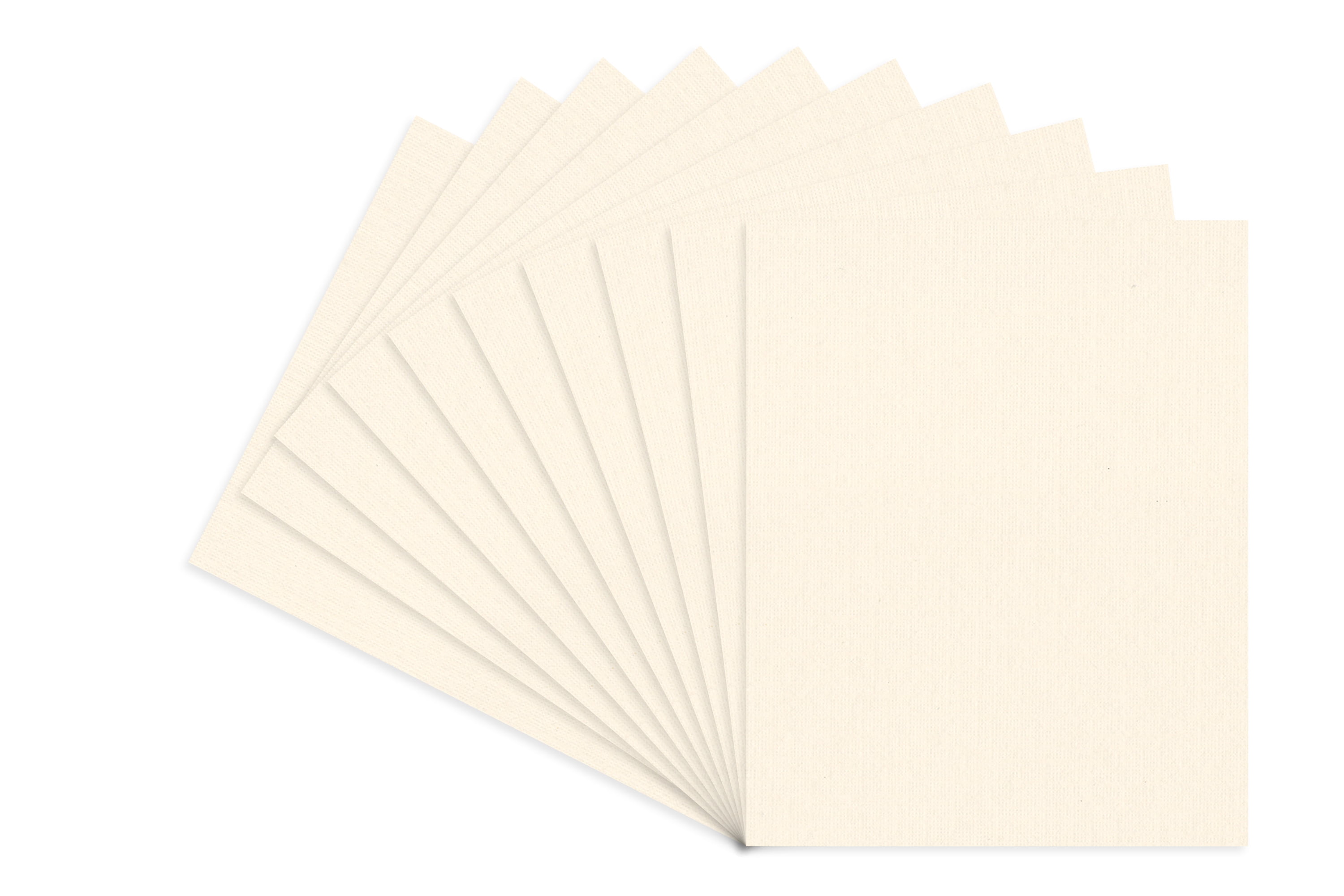 Textured Cream Acid Free 5x7 Backing Board - Uncut Photo Mat Board - 10 ...