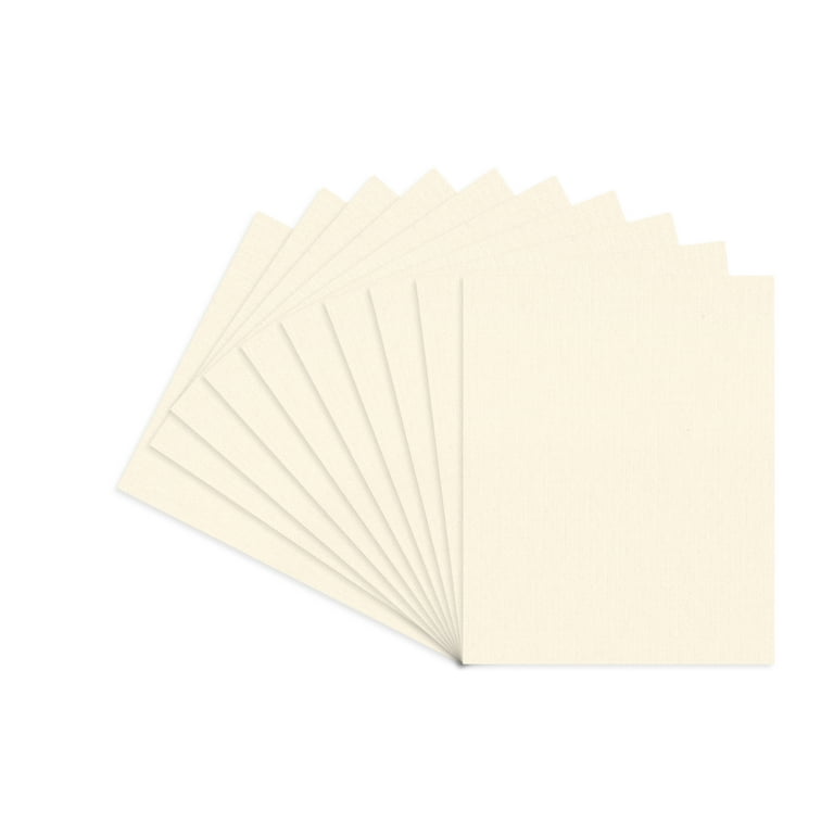  Mat Board Center, 8x10 Picture Backing Board, Uncut Photo Mat  Board (Off White, 10 Pack)
