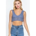 thumbnail image 1 of Textured Crop Sweater Tank Top, 1 of 5