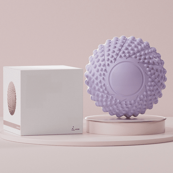 Textured Deep Tissue Massage Ball – Muscle Trigger Point Lacrosse Ball for Yoga, Pilates & Physical Therapy