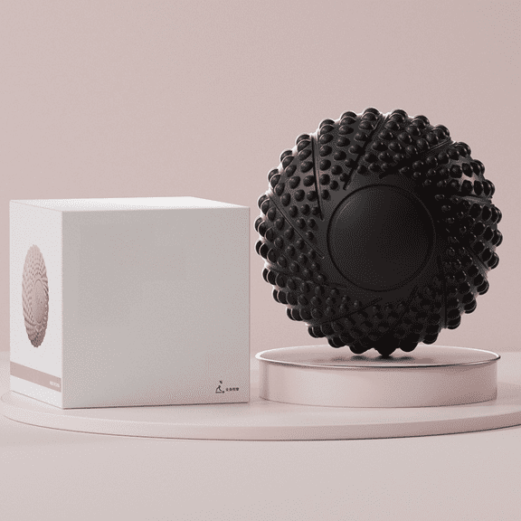 Textured Deep Tissue Massage Ball – Muscle Trigger Point Lacrosse Ball for Yoga, Pilates & Physical Therapy